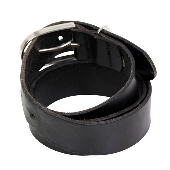 Banana Republic BLACK REAL LEATHER 1 1/2"Wd CASUAL DRESS WOMEN'S BELT Sz S (G86 - Picture 4 of 15